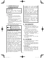 Preview for 11 page of Panasonic EY37A1 Operating Instructions Manual