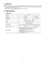 Preview for 2 page of Panasonic EY37A1 Service Manual