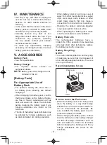 Предварительный просмотр 6 страницы Panasonic EY37A1B57 Operating Instructions Manual