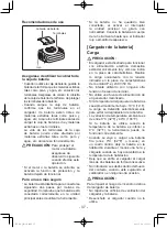 Предварительный просмотр 37 страницы Panasonic EY37A1B57 Operating Instructions Manual