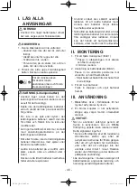 Предварительный просмотр 46 страницы Panasonic EY37A1B57 Operating Instructions Manual