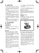 Предварительный просмотр 47 страницы Panasonic EY37A1B57 Operating Instructions Manual