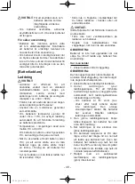 Предварительный просмотр 48 страницы Panasonic EY37A1B57 Operating Instructions Manual