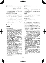 Предварительный просмотр 53 страницы Panasonic EY37A1B57 Operating Instructions Manual