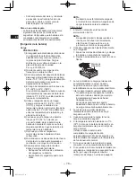 Preview for 76 page of Panasonic EY37A2 Operating Instructions Manual