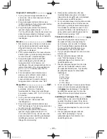 Preview for 85 page of Panasonic EY37A2 Operating Instructions Manual