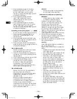 Preview for 86 page of Panasonic EY37A2 Operating Instructions Manual