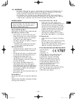 Preview for 91 page of Panasonic EY37A2 Operating Instructions Manual