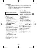 Preview for 125 page of Panasonic EY37A2 Operating Instructions Manual