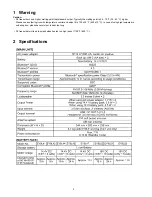 Предварительный просмотр 2 страницы Panasonic EY37A2 Service Manual