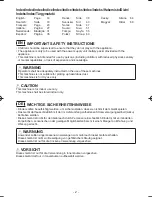 Preview for 2 page of Panasonic EY37A3 Operating Instructions Manual