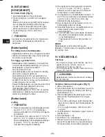 Preview for 48 page of Panasonic EY37A3 Operating Instructions Manual