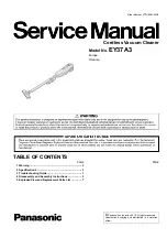 Preview for 1 page of Panasonic EY37A3 Service Manual