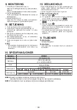 Preview for 30 page of Panasonic EY37C1B57 Operating Instructions Manual