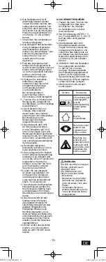 Preview for 13 page of Panasonic EY37C3 Operating Instructions Manual