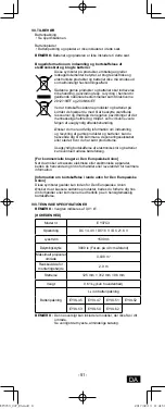 Предварительный просмотр 51 страницы Panasonic EY37C3 Operating Instructions Manual