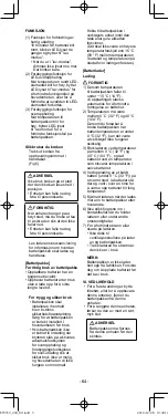 Preview for 64 page of Panasonic EY37C3 Operating Instructions Manual