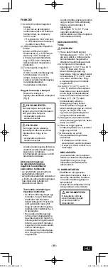 Preview for 99 page of Panasonic EY37C3 Operating Instructions Manual