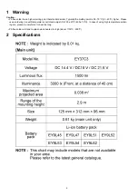 Preview for 2 page of Panasonic EY37C3 Service Manual