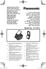 Preview for 1 page of Panasonic EY37C4 Operating Instructions Manual