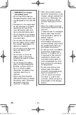 Preview for 10 page of Panasonic EY37C4 Operating Instructions Manual