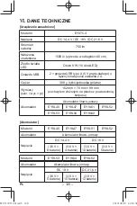 Preview for 128 page of Panasonic EY37C4 Operating Instructions Manual