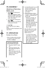 Preview for 12 page of Panasonic EY37C5 Operating Instructions Manual