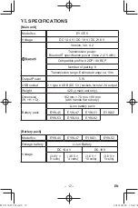 Preview for 17 page of Panasonic EY37C5 Operating Instructions Manual