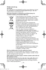 Предварительный просмотр 29 страницы Panasonic EY37C5 Operating Instructions Manual