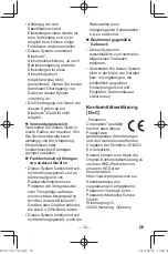 Preview for 33 page of Panasonic EY37C5 Operating Instructions Manual