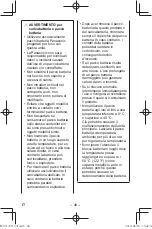 Предварительный просмотр 48 страницы Panasonic EY37C5 Operating Instructions Manual