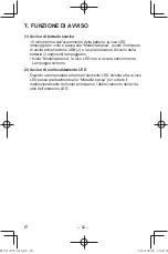 Preview for 52 page of Panasonic EY37C5 Operating Instructions Manual