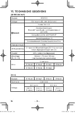 Предварительный просмотр 66 страницы Panasonic EY37C5 Operating Instructions Manual