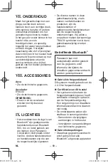 Preview for 68 page of Panasonic EY37C5 Operating Instructions Manual