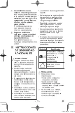 Preview for 71 page of Panasonic EY37C5 Operating Instructions Manual