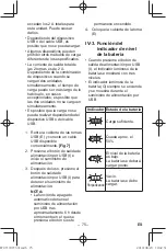 Preview for 75 page of Panasonic EY37C5 Operating Instructions Manual