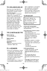 Preview for 92 page of Panasonic EY37C5 Operating Instructions Manual