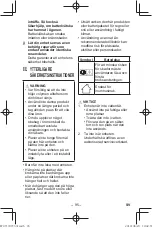 Preview for 95 page of Panasonic EY37C5 Operating Instructions Manual