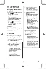 Preview for 97 page of Panasonic EY37C5 Operating Instructions Manual