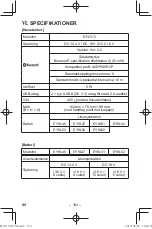 Предварительный просмотр 102 страницы Panasonic EY37C5 Operating Instructions Manual