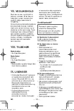 Preview for 116 page of Panasonic EY37C5 Operating Instructions Manual