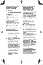 Preview for 118 page of Panasonic EY37C5 Operating Instructions Manual