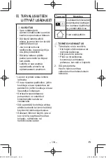 Preview for 119 page of Panasonic EY37C5 Operating Instructions Manual