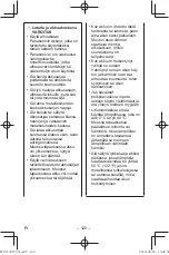 Предварительный просмотр 120 страницы Panasonic EY37C5 Operating Instructions Manual