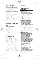 Preview for 128 page of Panasonic EY37C5 Operating Instructions Manual