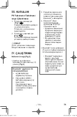 Preview for 133 page of Panasonic EY37C5 Operating Instructions Manual