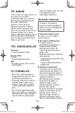 Preview for 140 page of Panasonic EY37C5 Operating Instructions Manual