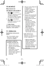 Предварительный просмотр 146 страницы Panasonic EY37C5 Operating Instructions Manual