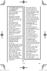 Preview for 169 page of Panasonic EY37C5 Operating Instructions Manual