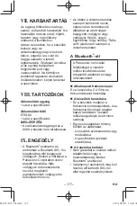 Preview for 177 page of Panasonic EY37C5 Operating Instructions Manual